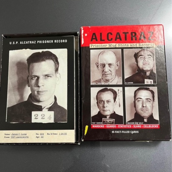 ALCATRAZ mug shot cards. - Picture 2 of 2